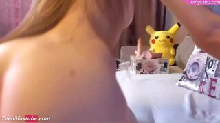 teen camgirl Sexygamesx is masturbating and dildoing her young pink pussy (Aug 06 2019)