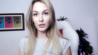 Oh girl sweet doll in a gray t-shirt masturbates her pussy and ass with sex toys in a comfortable chair 2019-10-26 18:02