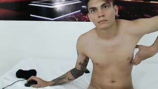 Ardent skinny cute Latina polished dick of a boyfriend and had a sex act on all fours 2019-10-27