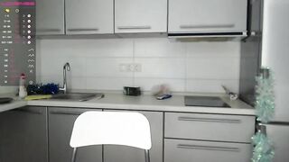 Candymini skinny teen in tank top loves to masturbate her shaved cunt even in the kitchen 2022-02-28 22:52