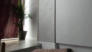 Meryfoxxx spectacular teen with small boobs masturbates with three sex toys at the same time next to the window 2022-06-23 14:15