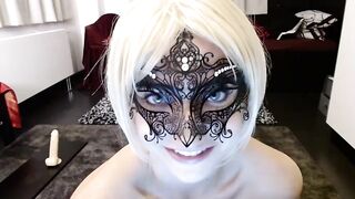 German heidi pussy stimulation with a mouth-watering blonde in a mask 2019-11-12