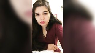 Pussycat990 brunette rides a rubber dildo and takes it in her mouth 2019-12-17