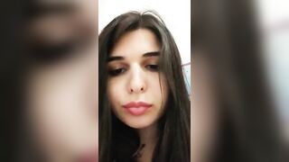 Pussycat990 brunette rides a rubber dildo and takes it in her mouth 2019-12-17