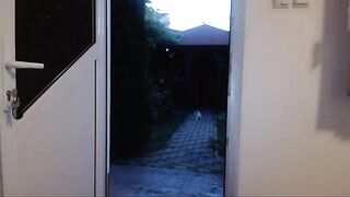 Sweetcarlaxo insatiable brunette loves to masturbate her pussy in the garden on an armchair 2019-06-30