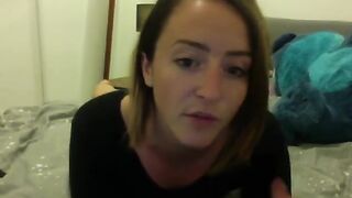 Evylicious cutie in glasses shows her charms on the bed and jerks off her vagina 2019-07-11