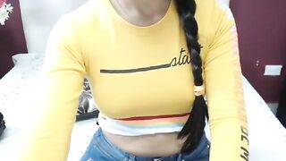 Charlotte il Latina stimulates her ass and vagina on all fours 2019-07-23