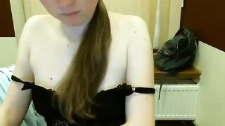 Sweetmargo girl slowly takes off her bra and shows panties 2019-07-27