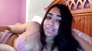 Babyynish hot latina flaunts her gorgeous breasts in pink bra 2019-08-10
