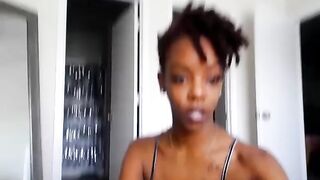 sweetkaylee ebony babe takes off her bra and shows protruding tits 2019-05-30