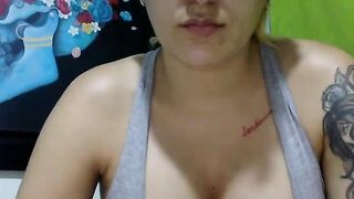 Ladykyhara sexy girl shows her round mouth-watering boobs 2019-09-07