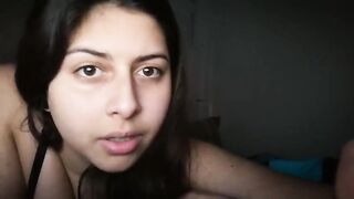 Atenes horny brunette takes off her bra and shows tits 2019-09-07