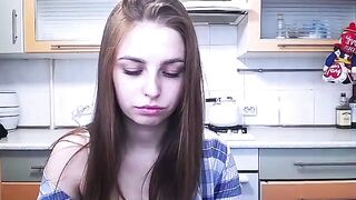 Xtasyxxfun beauty undresses in the kitchen and passionately masturbates pussy 2020-02-20