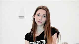 Littleshipone skinny teen rubs her clitoris through lace panties 2020-03-06