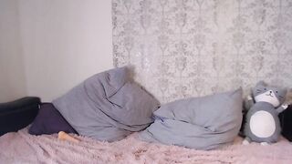 Ifeeltheneed amateur cutie with perky tits jerks off pussy on the bed 2020-03-19
