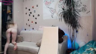 Anna cute blonde chick hotly jerks off her wet vagina with a big vibrator 2020-03-20