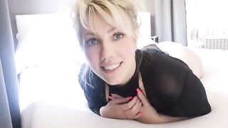 Sensualminx depraved blonde loves to suck a long rubber cock 2020-05-21
