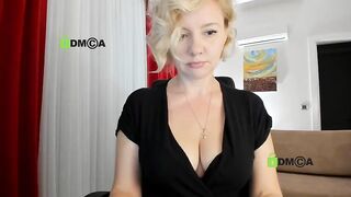 Colette1w horny milf takes off her bra and touches her tight tits 2020-08-25