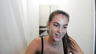 Mia_khalid cheerful teen in a black bra and white panties erotically moves her delicious ass 2020-09-17 17:59
