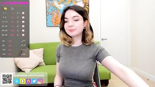 Kudetty exciting teen strips and gently squeezes her big natural melons 2020-12-15 08:37