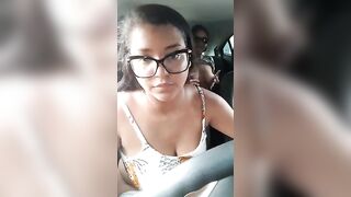 Karina2508 Two lesbians taking a ride together & showing their asses along the road 2020-02-11 16:24