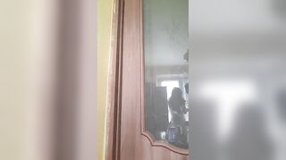 Orange girl1 brunette jerks off her boyfriend's hairy cock and takes it in her mouth 2020-02-12