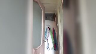 Orange girl1 brunette jerks off her boyfriend's hairy cock and takes it in her mouth 2020-02-12