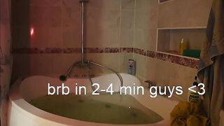 Purr meow horny chick loves to masturbate her clit in the bathroom 2020-03-14