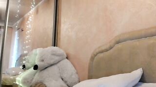 Meryfoxxx tattooed blonde rides a rubber dick and fingering pussy with a vibrator 2020-03-17