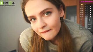 Sluttygirlkate exciting student in round glasses masturbates her pussy through gray panties on the floor 2020-03-19 08:35