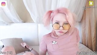 Anna mariia horny girlfriends in round glasses and t-shirts masturbate their shaved pussies together 2020-03-28 10:17