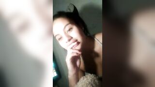 Sexy bich hot horny latina teen licks her round tits 2020-03-30