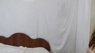 W140sexy skinny teen fingering her tight smooth pussy while standing and moaning with pleasure 2020-04-02 11:14