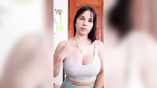 Gatitasoy young beauty with big breasts rides a rubber dildo 2020-05-21