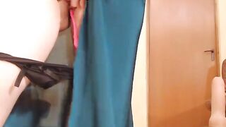 Sexyanneina pretty lady jerks off her pussy and dumps her large natural tits out of a beautiful evening dress 2020-11-29 12:05