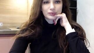 Kissnastya beauty with plump lips takes off her bra showing gorgeous breasts 2020-12-01