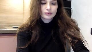Kissnastya beauty with plump lips takes off her bra showing gorgeous breasts 2020-12-01