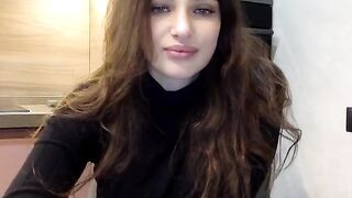 Kissnastya beauty with plump lips takes off her bra showing gorgeous breasts 2020-12-01
