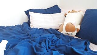 Christine horny young girl gets very excited, inserting a rubber dick in her pussy 2020-02-27