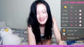 Meihong 01 skinny asian teen in black leggings strokes her tight hole gently 2020-03-06 11:27