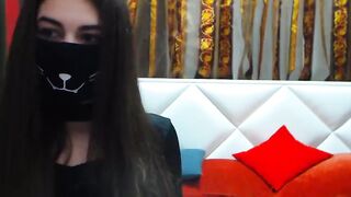 Tammi kiss moaning brunette with big tits and long thin legs masturbates through her panties her horny hole 2020-03-25 15:49