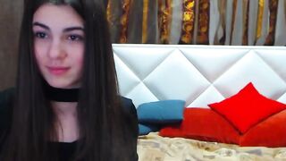 Tammi kiss moaning brunette with big tits and long thin legs masturbates through her panties her horny hole 2020-03-25 15:49