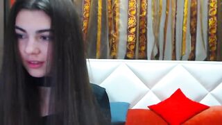Tammi kiss moaning brunette with big tits and long thin legs masturbates through her panties her horny hole 2020-03-25 15:49