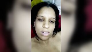 Sexypatty90 big tit pregnant latina jerks pussy under panties 2020-03-28