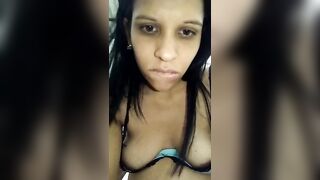 Sexypatty90 big tit pregnant latina jerks pussy under panties 2020-03-28