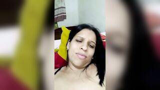 Sexypatty90 big tit pregnant latina jerks pussy under panties 2020-03-28