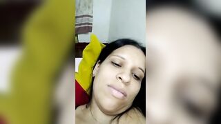 Sexypatty90 big tit pregnant latina jerks pussy under panties 2020-03-28