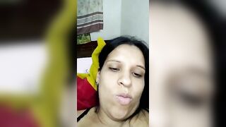 Sexypatty90 big tit pregnant latina jerks pussy under panties 2020-03-28