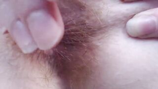Gina sunnn sultry teen in a t-shirt fingers her hairy cunt and ass close-up 2020-03-28 05:19