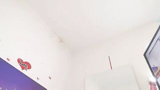 Martinna1 young model in white lingerie with long black hair trains to suck a rubber cock and masturbate her vagina 2020-03-30 13:55